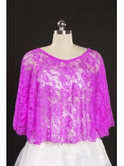 Lace Hot Pink Beading Hot Sale Wraps for 2015