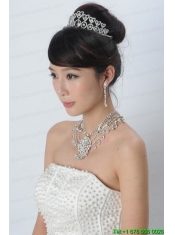 Elegant Alloy With Rhinestone Crystal Ladies' Jewelry Sets