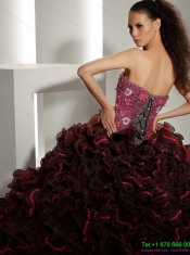 2015 Wholesale Multi Color Quinceanera Gowns with Ruffles and Appliques