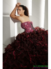 2015 Wholesale Multi Color Quinceanera Gowns with Ruffles and Appliques