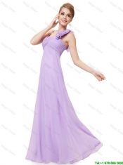 2016 New Style Straps Lavender Prom Dresses with Ruching