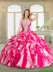 Lovely Sweetheart Beading Quinceanera Gowns in Multi Color