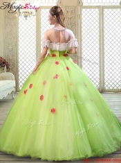2016 Spring Beautiful Scoop Quinceanera Dresses with Ruffles
