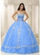 Sweetheart Beadings Ball Gown Tulle and Satin Blue Best Quinceanera Dresses Sweetheart Beadings Ball Gown Tulle and Satin Blue Best Quinceanera Dresses