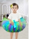 Cool Ball Gown Scoop Knee-length Little Girl Dresses with Ruffles