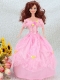 Hand Made Flower Pink Ball Gown Party Clothes Barbie Doll Dress Hand Made Flower Pink Ball Gown Party Clothes Barbie Doll Dress