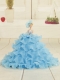 2015 Aqua Blue Bowknot Barbie Doll Dress 2015 Aqua Blue Bowknot Barbie Doll Dress