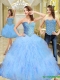 Elegant Beading and Ruffles Sweetheart Quinceanera Dresses in Multi Color