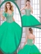 Latest Green Sweetheart Quinceanera Gowns with Beading Latest Green Sweetheart Quinceanera Gowns with Beading