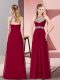 Free and Easy Burgundy Sleeveless Floor Length Beading and Ruching Zipper Prom Party Dress Free and Easy Burgundy Sleeveless Floor Length Beading and Ruching Zipper Prom Party Dress