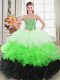 Floor Length Ball Gowns Sleeveless Multi-color Sweet 16 Quinceanera Dress Lace Up Floor Length Ball Gowns Sleeveless Multi-color Sweet 16 Quinceanera Dress Lace Up