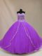 Vintage Tulle Sleeveless Quinceanera Dress Court Train and Beading Vintage Tulle Sleeveless Quinceanera Dress Court Train and Beading